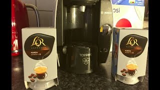 How to use Bosch Tassimo Coffee Maker  Tassimo Espresso React intensity 9 [upl. by Peoples]