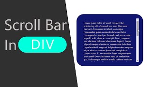 Amazing scrollbar in div  html and css only [upl. by Vasileior336]