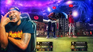 Greatest Stretch Big duo Duke Dennis and Grinding DF takes over Mypark on NBA 2K19 Best Build 2k19 [upl. by Idihc]