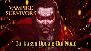 Vampire Survivors  v1111 Darkasso Free Update OUT NOW on Nintendo Switch Steam Xbox amp Mobile [upl. by Hole]