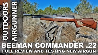 AIRGUN REVIEW  Beeman Commander 22 – Accuracy Chronograph and Shot Count [upl. by Frants]