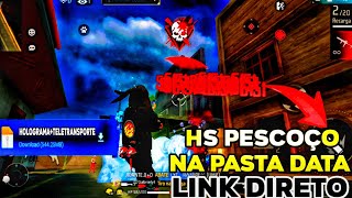 HS PESCOÇO NA PASTA DATA COM HOLOGRAMATELETRANSPORTE ANTIBAN amp ANTIBLACKLISTGARENA FREE FIRE✅ [upl. by Kyle]