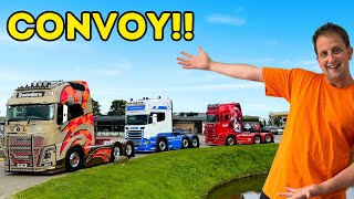 CONVOY TO TRUCKSTAR ASSEN  THE BEST TRUCKSHOW IN EUROPE  PT1  truckertim [upl. by Georgianna]