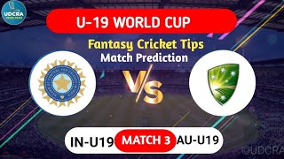 INU19 VS AUU19 Fantasy Dream 11 prediction INU19 VS AUU19 U19 WORLD CUP OD 2024 Match Preview [upl. by Alwyn]