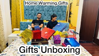 Vlog 1774  Home Warming Gift Unboxing  Sachin Manisha ❤️  New Home [upl. by Inva583]