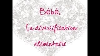 Bébé  La diversification alimentaire [upl. by Munsey]