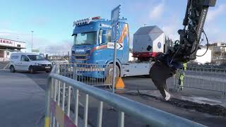 4KScania och Volvo lastbilar nere vid hamnen 14 Nov 2024 [upl. by Radferd]