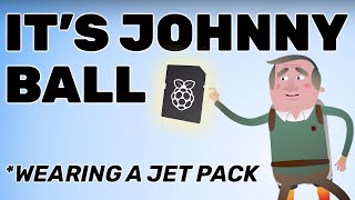 Johnny Ball introduces the Raspberry Pi via jet pack [upl. by Leseil]