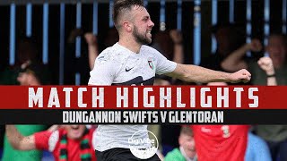 Dungannon Swifts vs Glentoran  28th August 2021 23 [upl. by Zenitram]