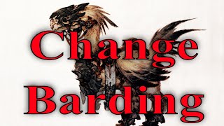 FFXIV How To Change Your Chocobo Barding Shorts [upl. by Wolpert480]