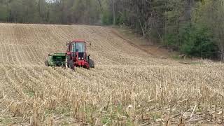 Part 2 MTZ Belarus 925m Turbo Planting Soybeans [upl. by Musette]