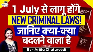 New Criminal Laws in India 2023  New Criminal Laws Comparison  New Criminal Laws Judiciary [upl. by Vasilek]