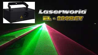 Tutorial  LASERWORLD EL 200RGY  German [upl. by Nyvek687]