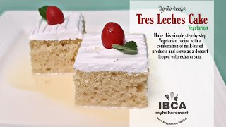 TRES LECHES CAKE  how to make tres leches cake treslechescake mybakersmart [upl. by Nnaul]