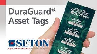 How to Make Asset Management Easier with DuraGuard® Asset Tags  Seton Video [upl. by Paola]