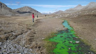 Hydrogéologie  Traçage à la fluoresceïne de la perte du lac de Lignin [upl. by Salvidor845]