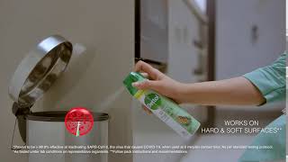 Dettol Surface Disinfectant Spray keeps your kitchen safe amp protected from germs [upl. by Edorej9]