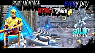 BGMI MONTAGE GETTING STRONGER EVERY DAY 60FPS GAME PLAY 💥🔥🥵bgmimontage bgmivideos bgmi [upl. by Tut]