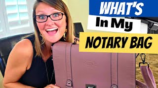 What Is In My Notary Bag [upl. by Kallman]