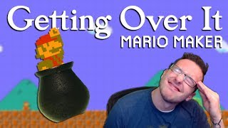 Someone Made Me A GETTING OVER IT Level In Mario Maker [upl. by Anide]