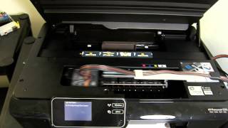 HP Photosmart 5510  B111a Ciss continuous ink system [upl. by Navac]