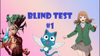 Blind Test opening danime  Difficulté moyenne 1 [upl. by Isabeau]