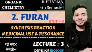 furan synthesis and reactions  furan organic chemistry  furan resonance structures sgsir [upl. by Stannwood]