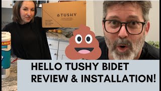 TOILET PAPER PROBLEM HELLO TUSHY BIDET REVIEW amp INSTALLATION [upl. by Yslehc]