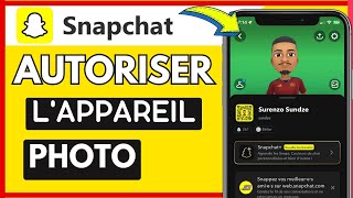 Comment Autoriser Lappareil Photo Sur Snapchat Très Facile [upl. by Aicatsana]