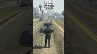 Gun point reaction in GTA [upl. by Stochmal420]