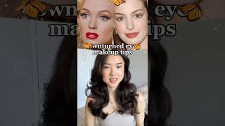 Downturned eyes makeup tips ✨ makeup eyemakeup beautytips styleguide styletips beautyhacks [upl. by Kosse507]