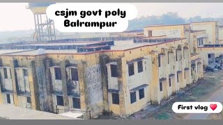 Csjm govt poly Balrampur♥️ csjmgovtpolybalrampur trending viralvideo balrampur [upl. by Brothers992]