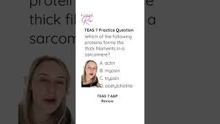 quotTEAS 7 AampP Review Understanding Sarcomeres Myosin and Actin  Essential Tips for the TEAS Examquot [upl. by Ettenor289]