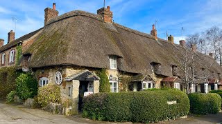 Charming ENGLISH VILLAGE Walk  made of Thatched And Stone Cottages [upl. by Elletnuahs]