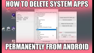 HOW TO DELETE SYSTEM APPS PERMANENTLY FROM YOUR CELL PHONE Xiaomi [upl. by Glover838]