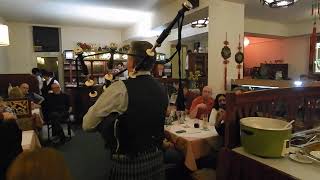 2015 Stuart Liddell introducing Duncan MacRae Bagpipes [upl. by Sidalg]