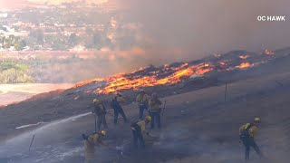 Riverside Arlanza fire caused by vehicle driven off road [upl. by Gosnell127]