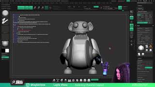 Exploring Character Appeal – Layla Viscu – ZBrush 2024 [upl. by Ttebroc]