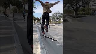 Kris Markovich Half Cab Noselide on steep bank [upl. by Yukio292]