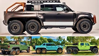 Top 7 Most Powerful 6x6 Vehicle  Defender  APOCALYPSE  Ford F 150  RAM 1500  G Class [upl. by Wileen]