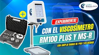 Viscosímetro RM100 PLUS y Sistema de Medición MS R  LAMY RHEOLOGY [upl. by Altheta]