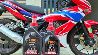 Test nhớt Motul 7100 10w40 mới ra mắt  góc khuất nghề bán nhớt và câu chuyện nhớt Motul giả [upl. by Minardi200]