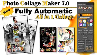 New Photo Collage Maker V70 A Powerful Collage Software All in 1 Collage Design [upl. by Carpet]