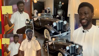 Nana Bediako Cheddar Shows His New 5 Million Dollar Vintage Car And Brags Of His Presidential Cert [upl. by Hutt655]