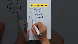 How to solve math percentage❓Easy way of percentage solution✅ [upl. by Hseyaj256]