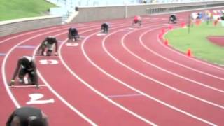 Jadeveon Clowney of South Pointe  2011 State Track Finals [upl. by Dustman]