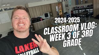 The Third Week of 3rd Grade  Classroom Vlog [upl. by Aleak855]