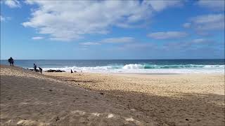 NORTH SHORE OAHU HAWAII JANUARY BIG WAVES HIGH SURF [upl. by Aniad134]