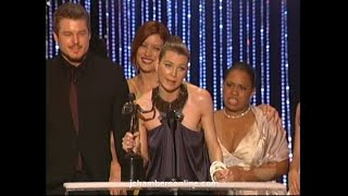 Greys Anatomy wins at the 2007 Screen Actors Guild Awards Jan 28 2007 [upl. by Ahseyt334]