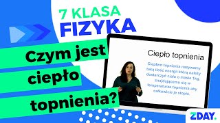 Ciepło topnienia  Fizyka 7 klasa [upl. by Mann]